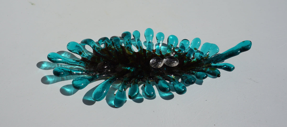 Leaf Coral (Teal) #3