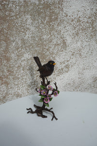 Blackbird with Blossom