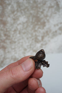 Miniature Bronze Robin