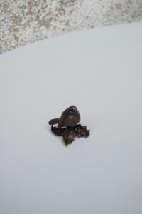 Miniature Bronze Robin