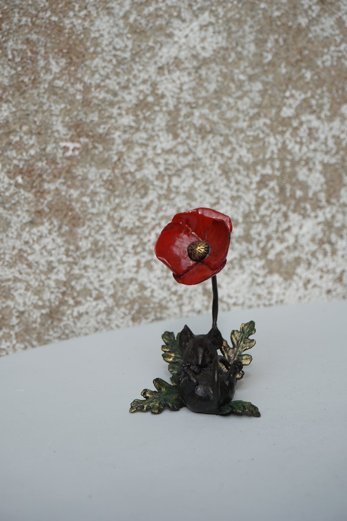 Mouse Asleep with Poppy
