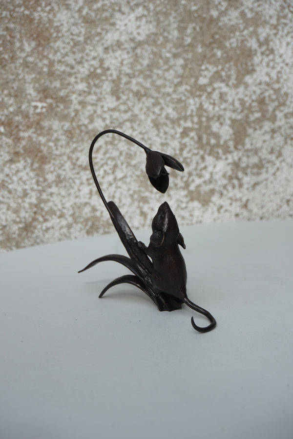 Mouse with Snowdrop