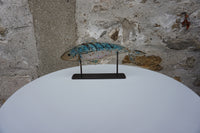 Fish on Stand (Blue/Black)