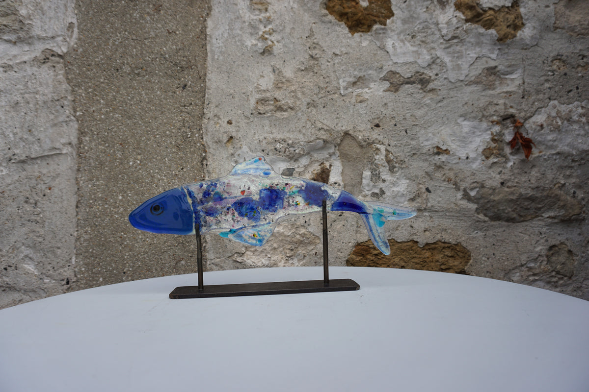 Fish on Stand (Blue Head)