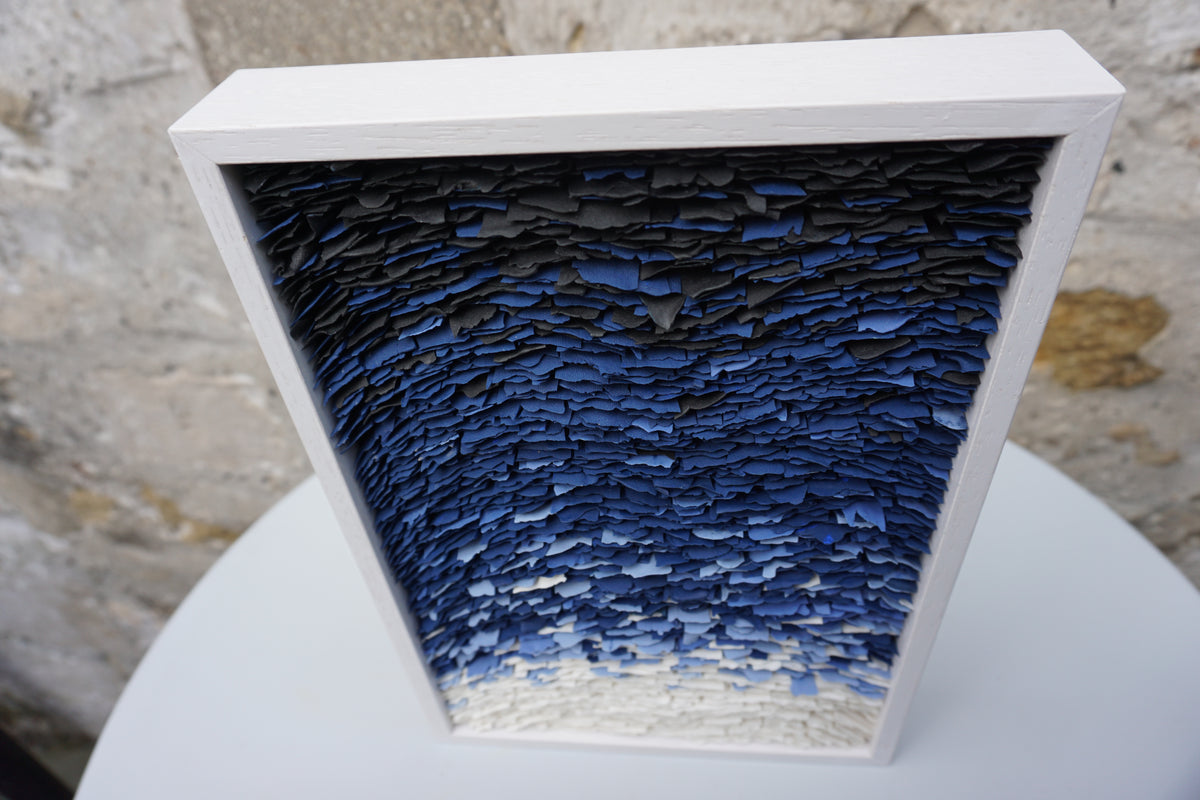 Blue Porcelain Wave #4