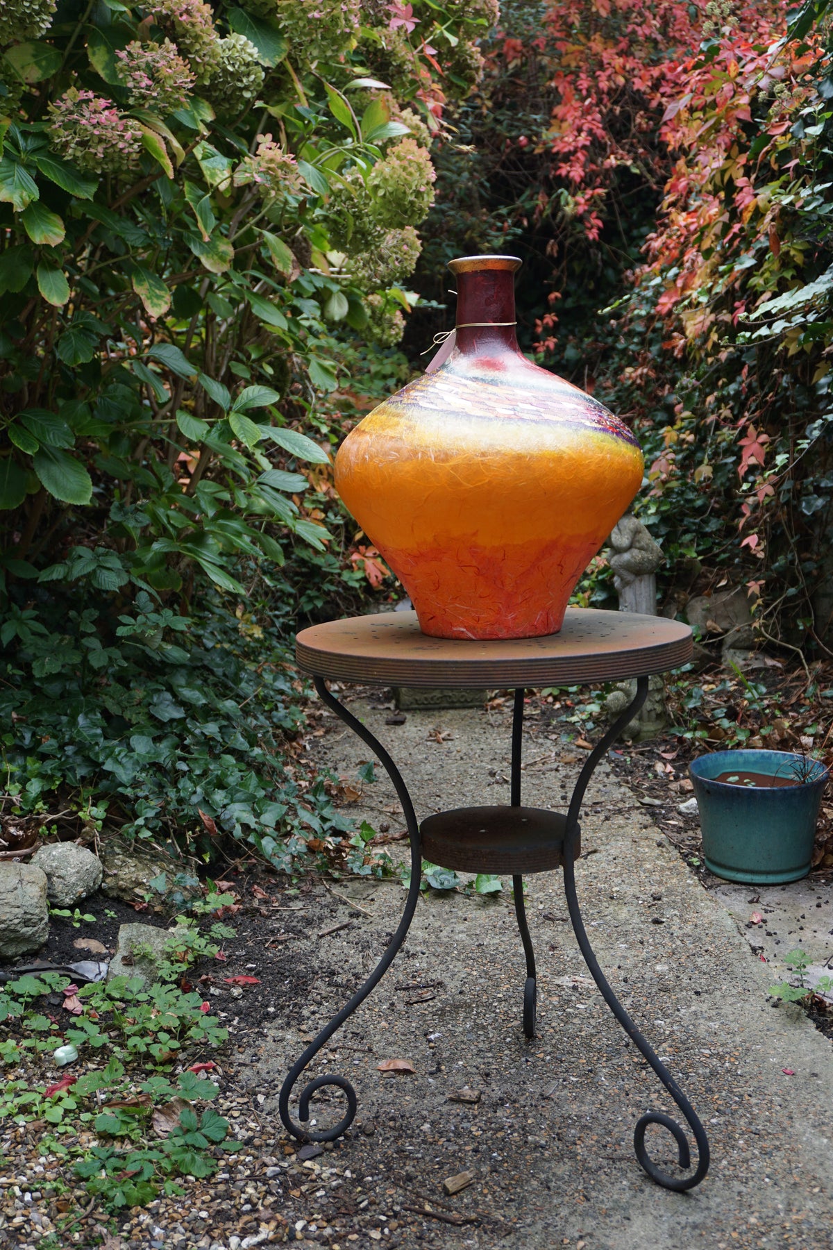 Large Pink/Orange Vase