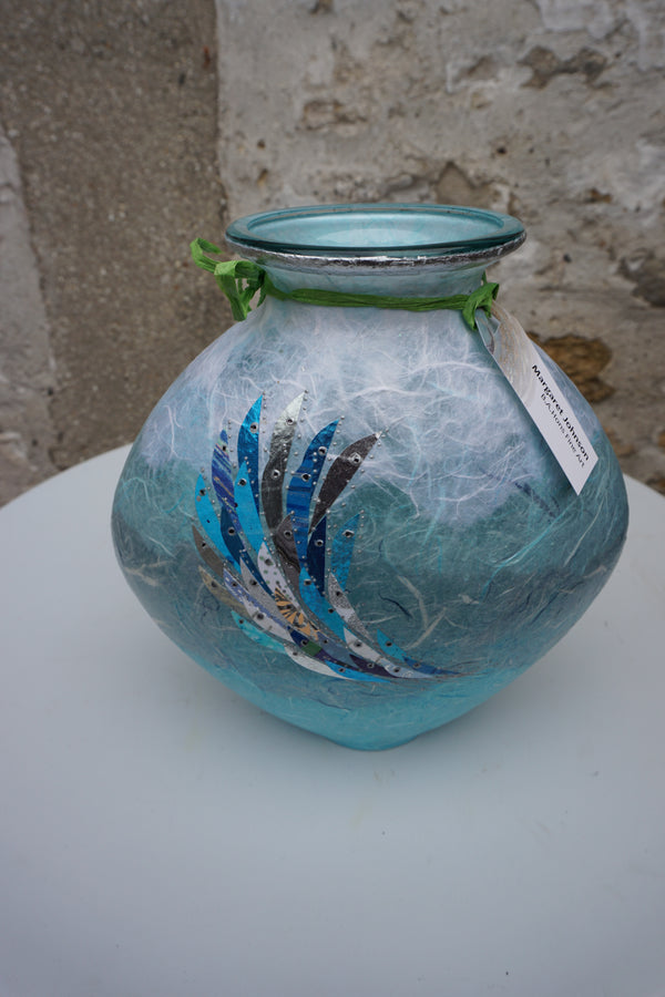 Curved Vase - Blue