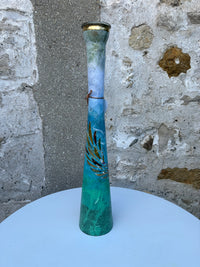 Lily Vase - Large (Aqua/Blue)