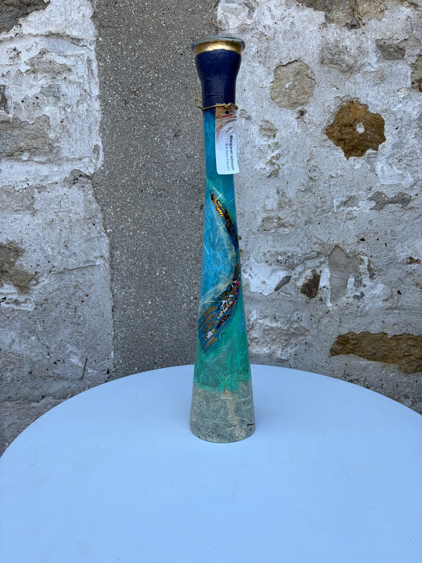 Lily Vase Pair - Large (Blue)