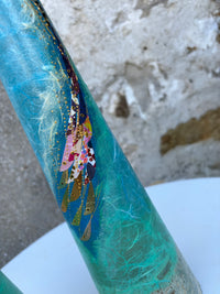 Lily Vase Pair - Large (Blue)