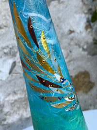 Lily Vase Pair - Large (Blue)