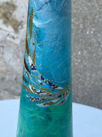 Lily Vase Pair - Large (Blue)