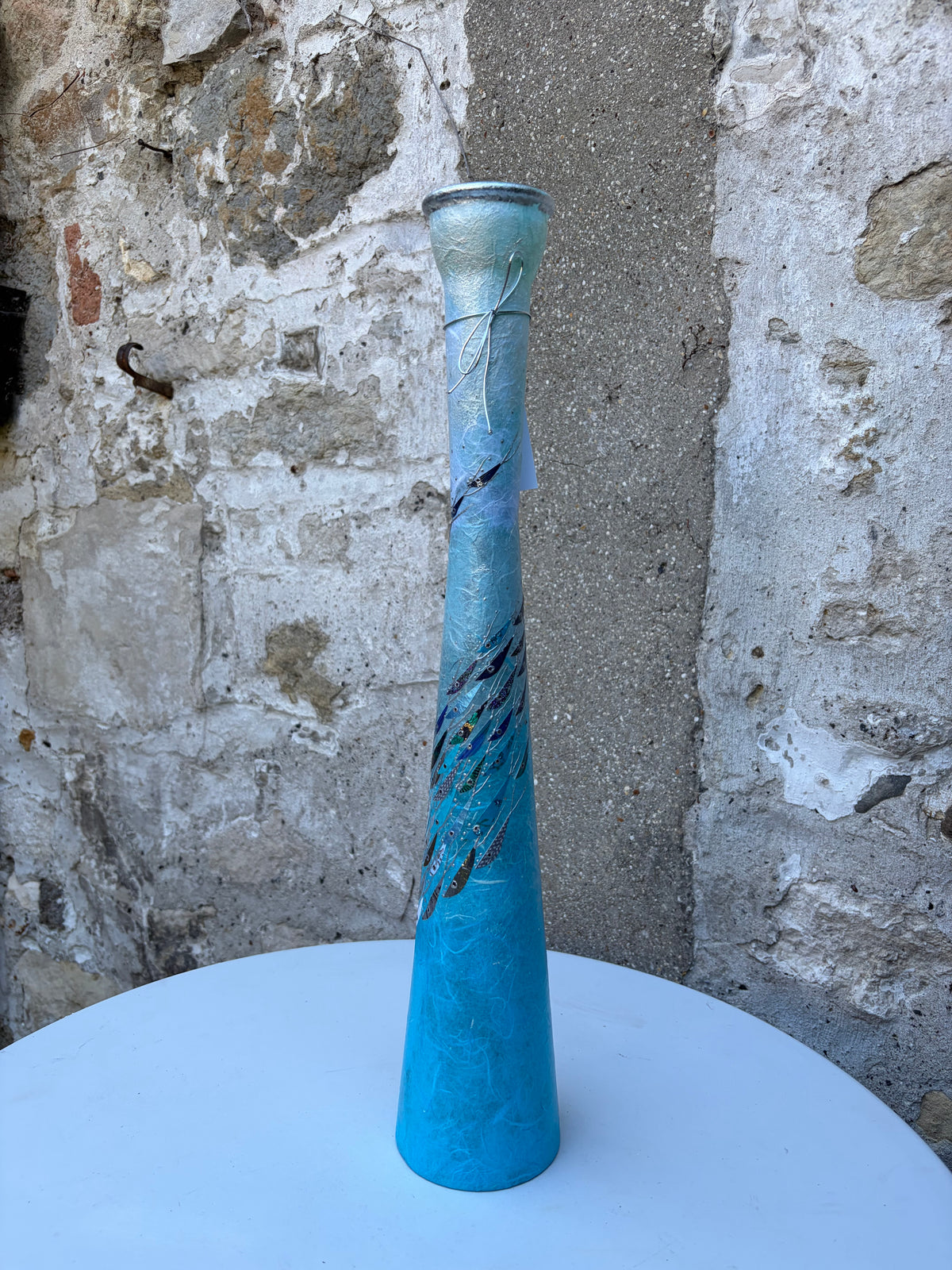 Lily Vase - Large (Sea Blue)