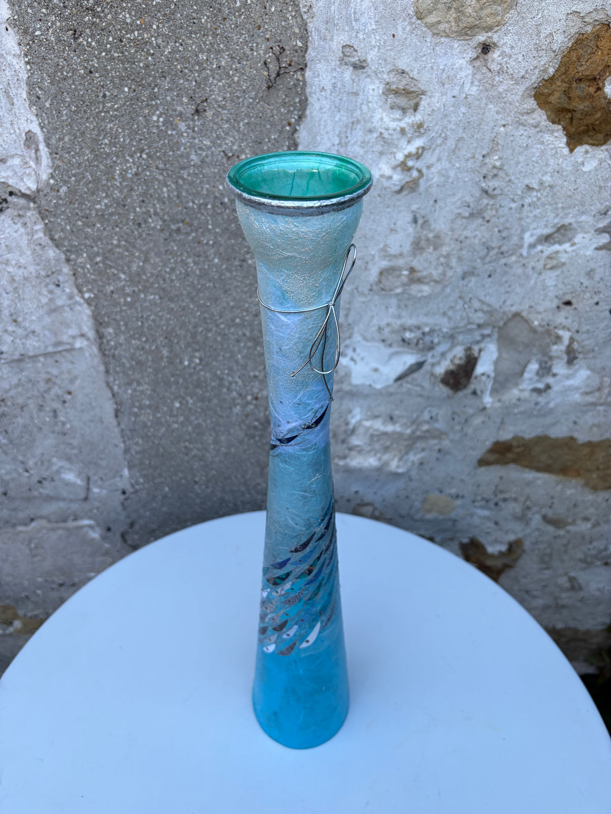 Lily Vase - Large (Sea Blue)