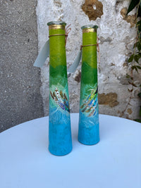 Pencil Vases - Green/Blue