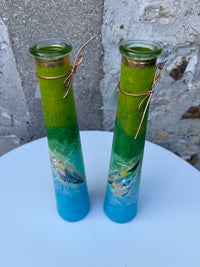 Pencil Vases - Green/Blue