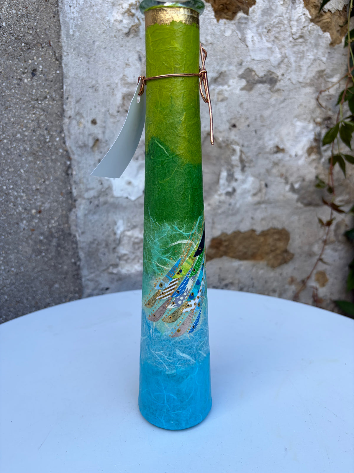 Pencil Vases - Green/Blue