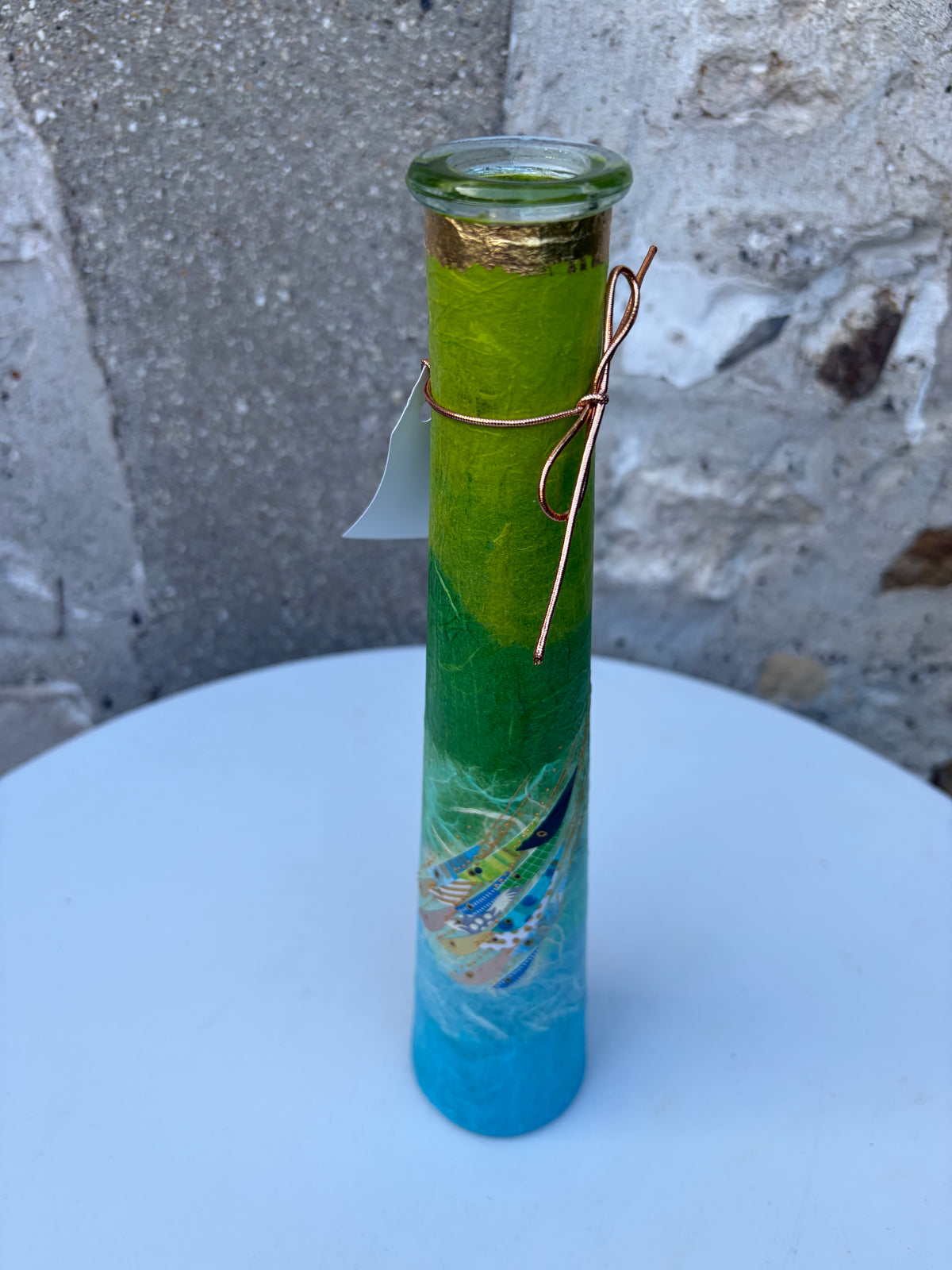 Pencil Vases - Green/Blue