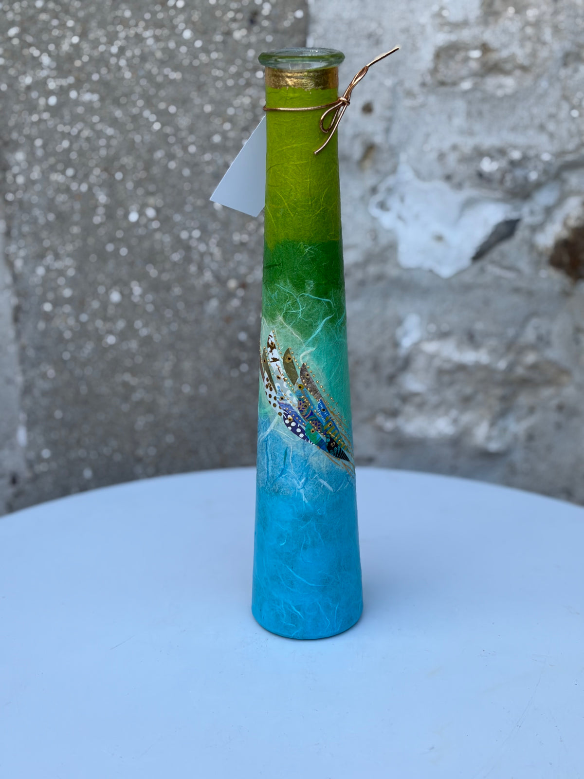 Pencil Vases - Green/Blue
