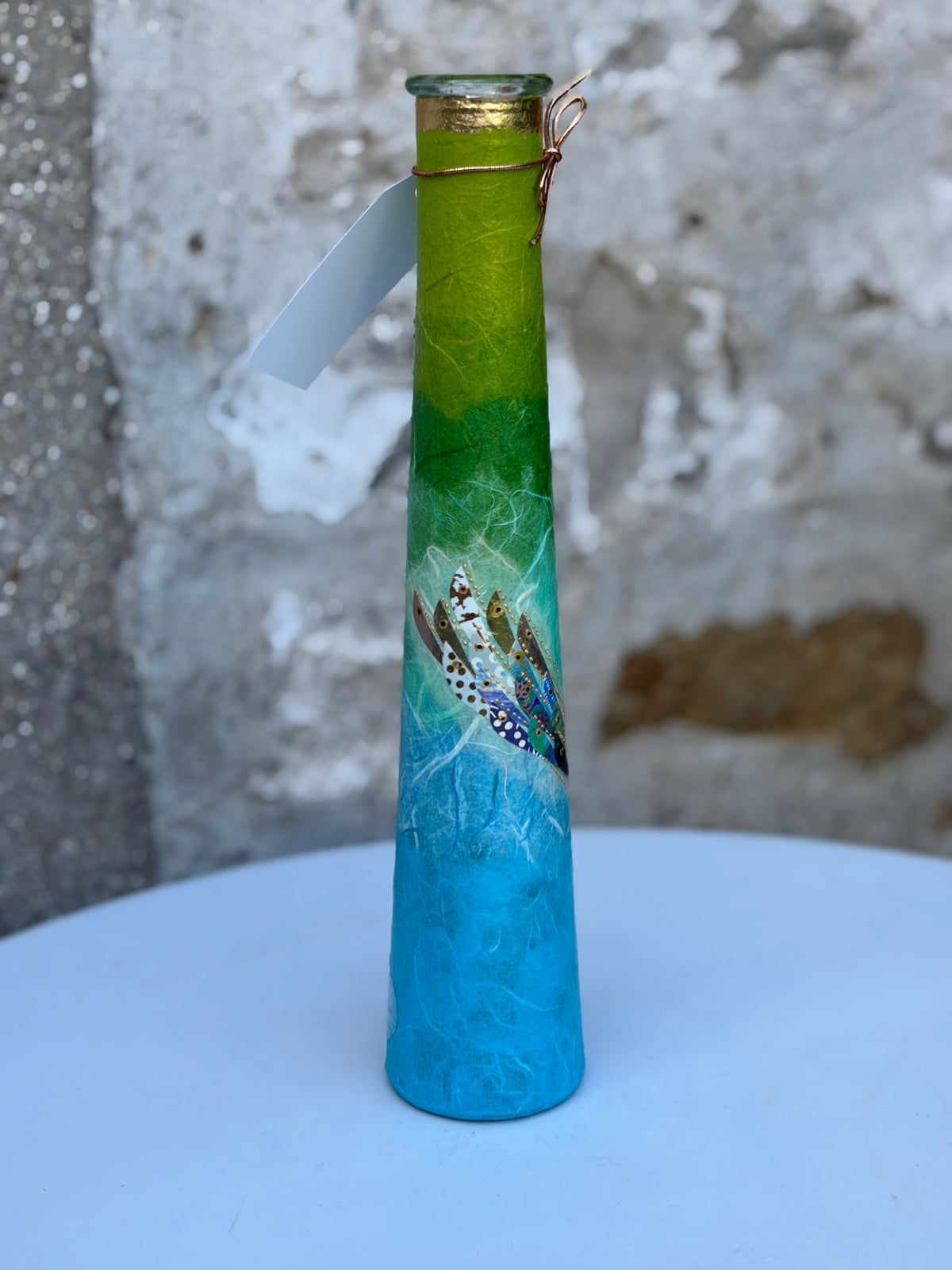 Pencil Vases - Green/Blue