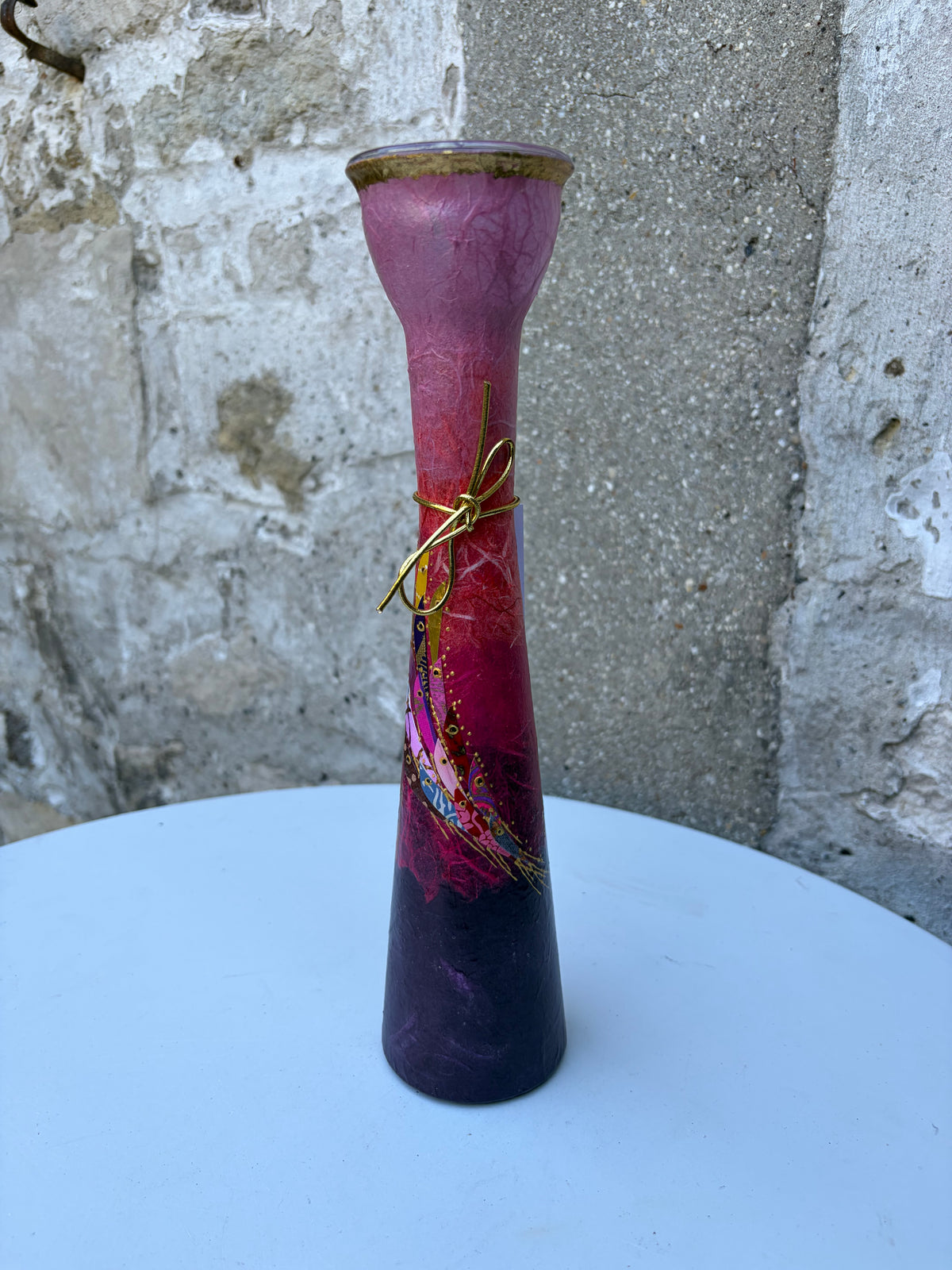 Lily Vase (Cerise/Pink)