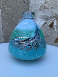 Medium Vase - Gold Rim