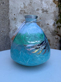 Medium Vase - Gold Rim