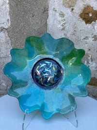 Splash Plate - Green & Aqua