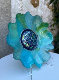 Splash Plate - Green & Aqua
