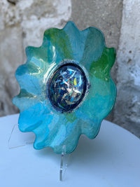Splash Plate - Green & Aqua