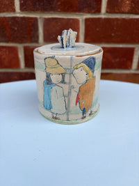 Lidded Jar 3/4