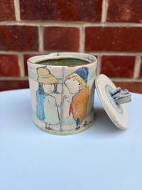 Lidded Jar 3/4