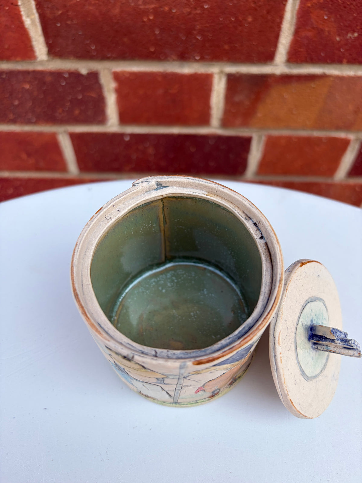 Lidded Jar 3/4