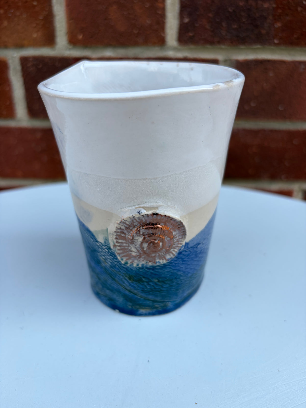 Ammonite Vase - Medium
