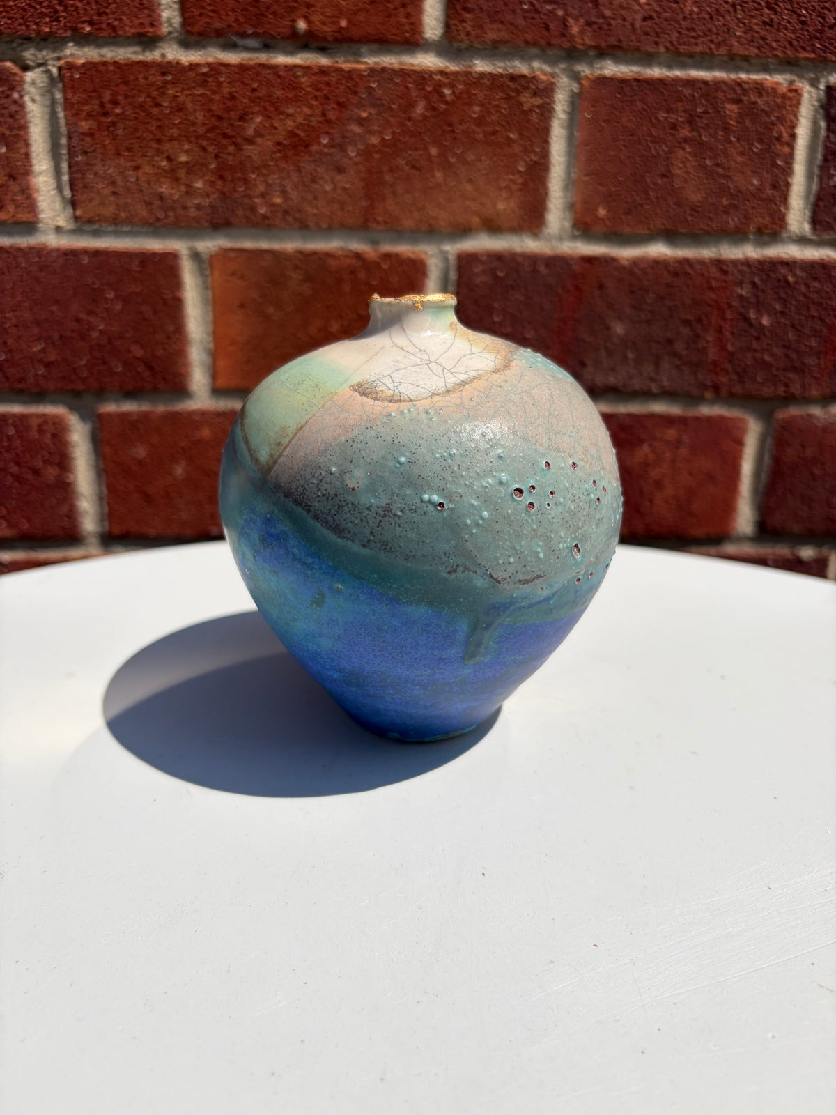 Blue Earth Vase 1