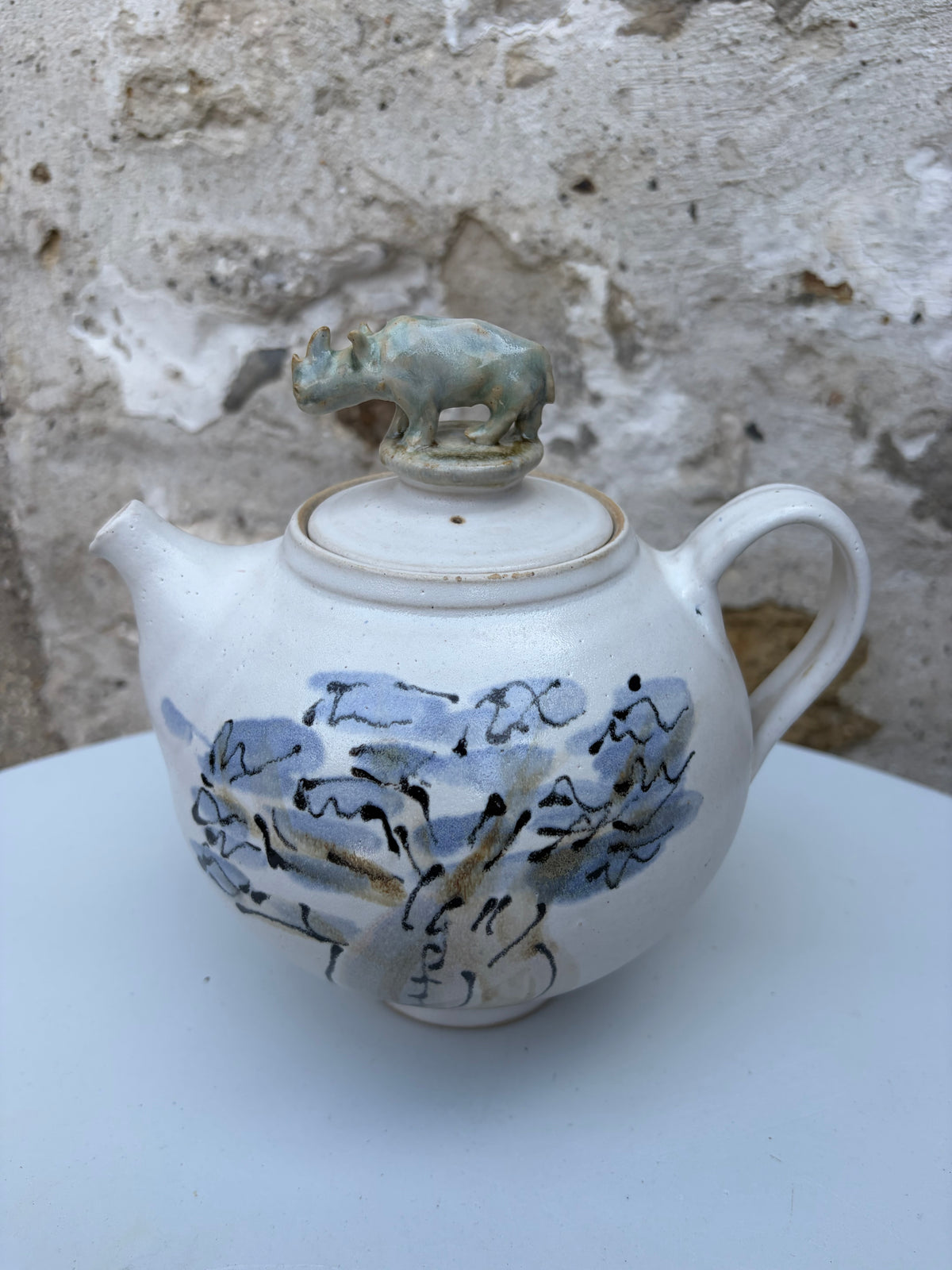 Boabob Tree & Rhino Teapot