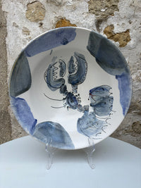 Blue-edged Lobster Bowl