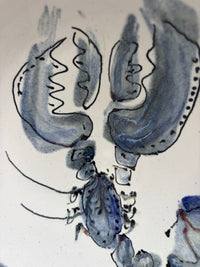 Blue-edged Lobster Bowl