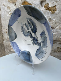 Blue-edged Lobster Bowl