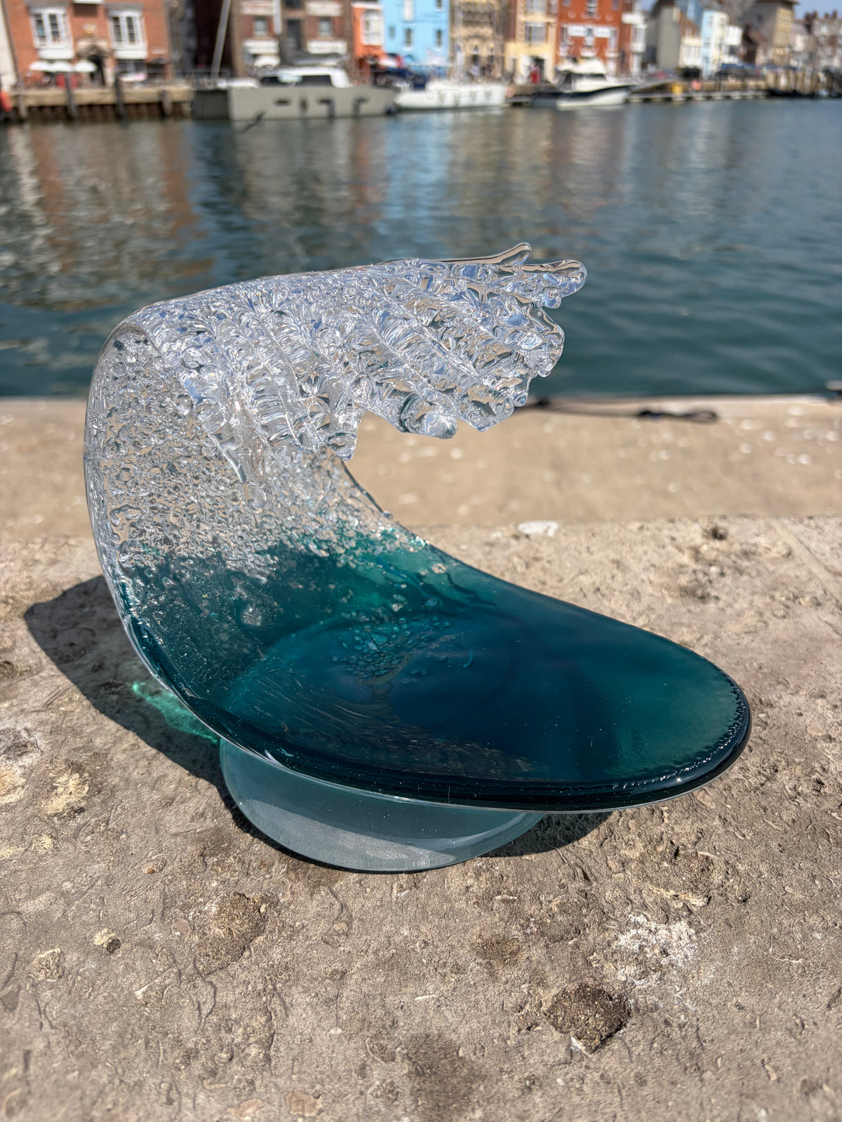 Breaking Wave - Medium - Aqua