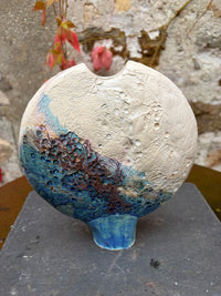 Textured Copper Lustre Vase #1