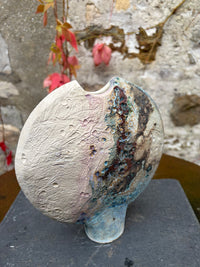 Textured Copper Lustre Vase #2