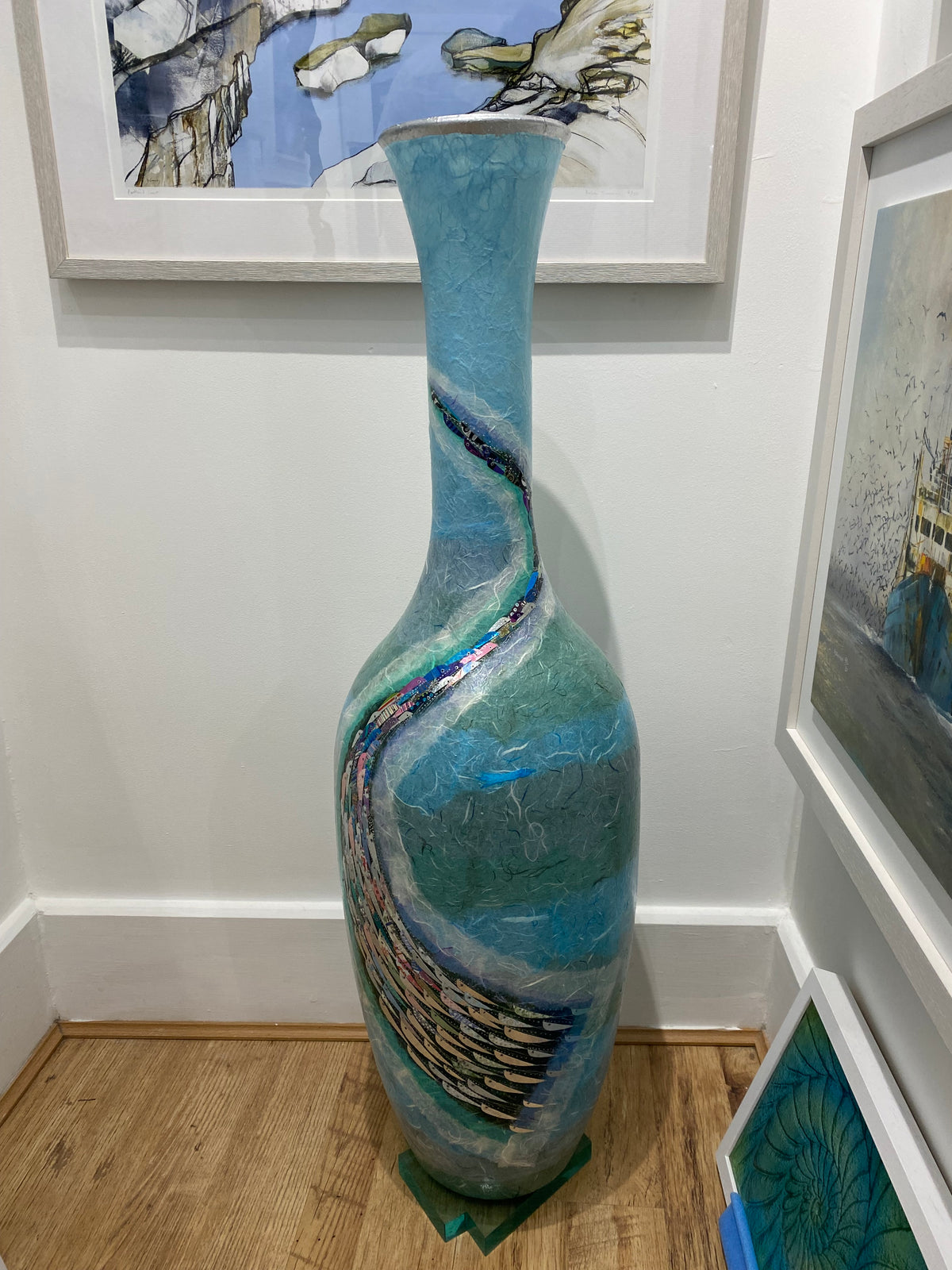 Alibaba Vase - Aqua/Blue