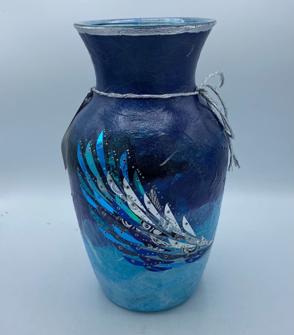 Traditional Vase - Silver Rim