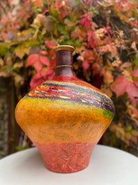 Large Pink/Orange Vase