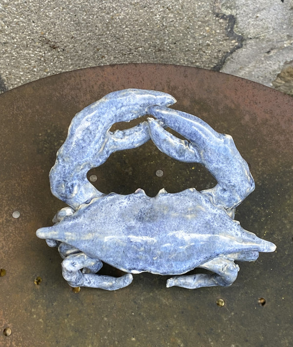 Hand-built Crab (Blue)