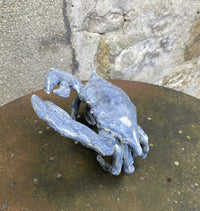 Hand-built Crab (Blue)