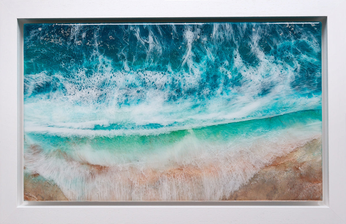 Iridescent Aqua Beach Break