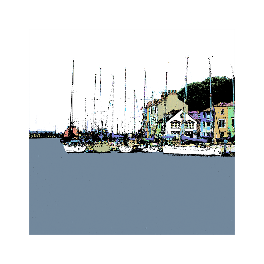 Moorings, South Harbourside (Print)