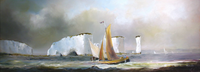 Old Harry Sailing Gaffer (Framed Limited Edition Print)